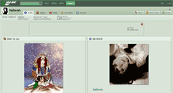 Desktop Screenshot of hallavan.deviantart.com