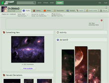 Tablet Screenshot of ov3rmind.deviantart.com