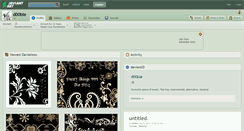 Desktop Screenshot of d00bie.deviantart.com