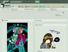 Tablet Screenshot of camyrz.deviantart.com