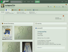 Tablet Screenshot of juxtaposethis.deviantart.com