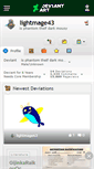Mobile Screenshot of lightmage43.deviantart.com