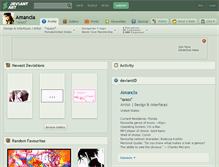 Tablet Screenshot of amancia.deviantart.com