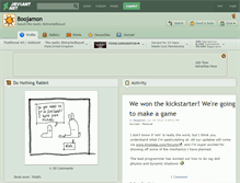 Tablet Screenshot of boojamon.deviantart.com