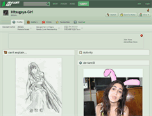 Tablet Screenshot of hitsugaya-girl.deviantart.com