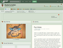 Tablet Screenshot of blueberrymaiden.deviantart.com