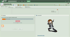 Desktop Screenshot of kotoneharuka.deviantart.com