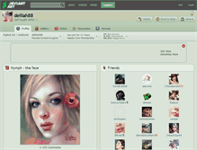 Tablet Screenshot of delilah88.deviantart.com