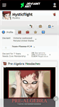 Mobile Screenshot of mysticflight.deviantart.com