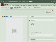 Tablet Screenshot of nagzter.deviantart.com