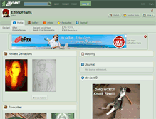 Tablet Screenshot of elfendreams.deviantart.com