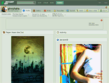 Tablet Screenshot of ginnyhaha.deviantart.com