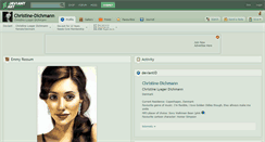 Desktop Screenshot of christine-dichmann.deviantart.com