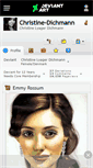 Mobile Screenshot of christine-dichmann.deviantart.com