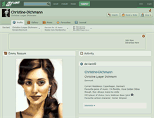 Tablet Screenshot of christine-dichmann.deviantart.com