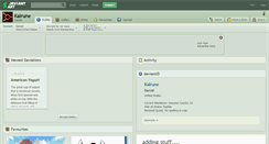 Desktop Screenshot of kalrune.deviantart.com