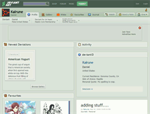 Tablet Screenshot of kalrune.deviantart.com