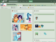 Tablet Screenshot of equestriachile.deviantart.com