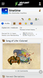 Mobile Screenshot of limetime.deviantart.com