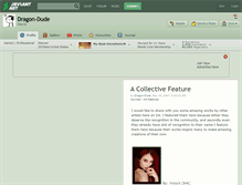 Tablet Screenshot of dragon-dude.deviantart.com