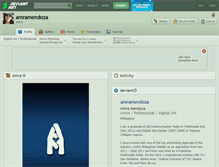 Tablet Screenshot of amramendoza.deviantart.com