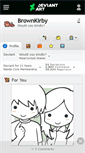 Mobile Screenshot of brownkirby.deviantart.com