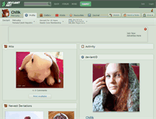 Tablet Screenshot of chilik.deviantart.com