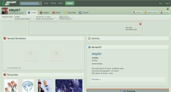 Desktop Screenshot of kitty007.deviantart.com