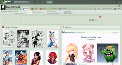 Desktop Screenshot of blue-merry-04.deviantart.com