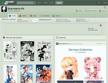 Tablet Screenshot of blue-merry-04.deviantart.com