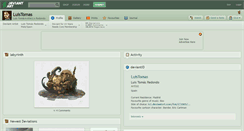 Desktop Screenshot of luistomas.deviantart.com
