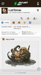 Mobile Screenshot of luistomas.deviantart.com