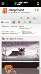Mobile Screenshot of orangemood.deviantart.com