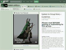 Tablet Screenshot of modern-anthro.deviantart.com