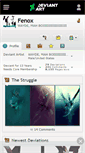Mobile Screenshot of fenox.deviantart.com