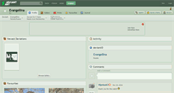 Desktop Screenshot of evangellina.deviantart.com