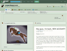 Tablet Screenshot of leopardappylover.deviantart.com