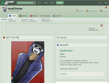 Tablet Screenshot of kasaifirestar.deviantart.com