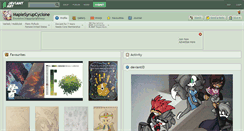 Desktop Screenshot of maplesyrupcyclone.deviantart.com