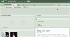 Desktop Screenshot of dcproduction.deviantart.com