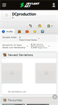 Mobile Screenshot of dcproduction.deviantart.com