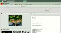 Desktop Screenshot of molimonster.deviantart.com