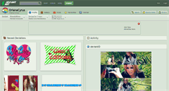 Desktop Screenshot of orianacyrus.deviantart.com