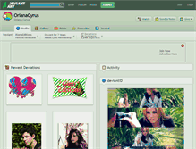 Tablet Screenshot of orianacyrus.deviantart.com