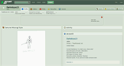 Desktop Screenshot of darkabyss23.deviantart.com