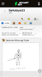 Mobile Screenshot of darkabyss23.deviantart.com
