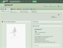 Tablet Screenshot of darkabyss23.deviantart.com
