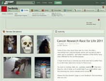 Tablet Screenshot of danboldy.deviantart.com