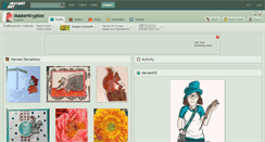 Desktop Screenshot of masterkrypton.deviantart.com
