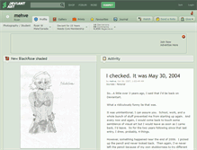 Tablet Screenshot of mehve.deviantart.com